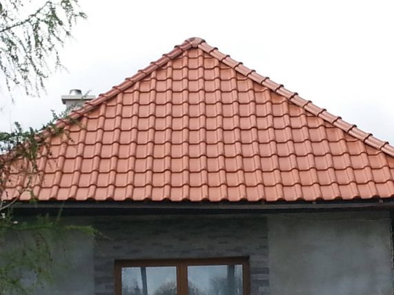 Keramická strešná krytina Röben monza plus medená engoba - realizácia strechy