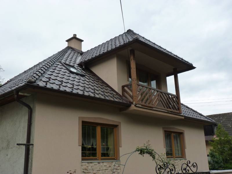 Keramická strešná krytina Röben piemont jesenný list - realizácia strechy