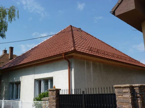 Keramická strešná krytina Röben piemont medená - realizácia strechy