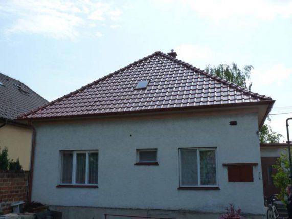 Keramická strešná krytina Röben piemont medená - realizácia strechy